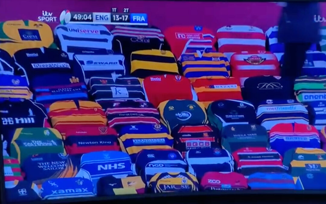 Supporting Local Rugby but for all the Nation to see!